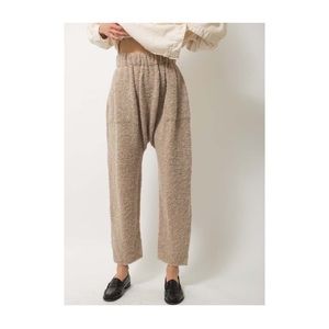 NWT Atelier Delphine Kiri Boucle Alpaca Pants (S size / Latte Color)